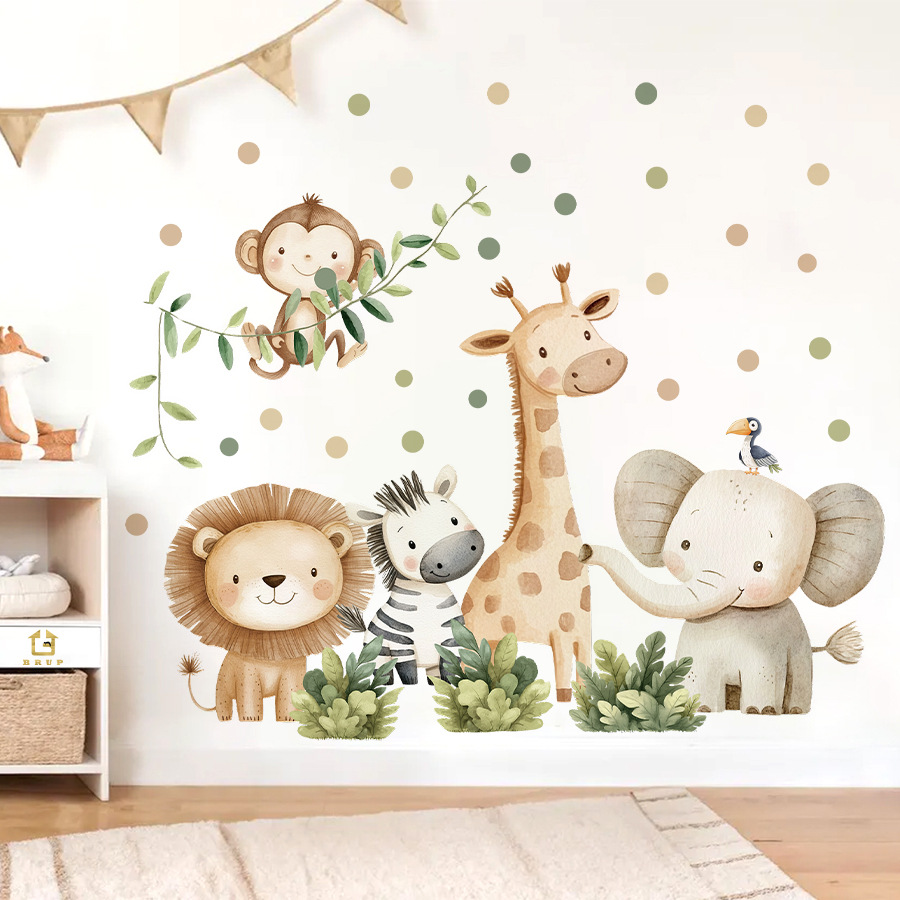 Kids Education Quotes - Boho floresta animais adesivos de parede