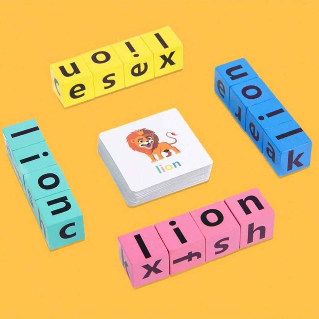 English Kids Education - Jogo de Tabuleiro de Soletrar o