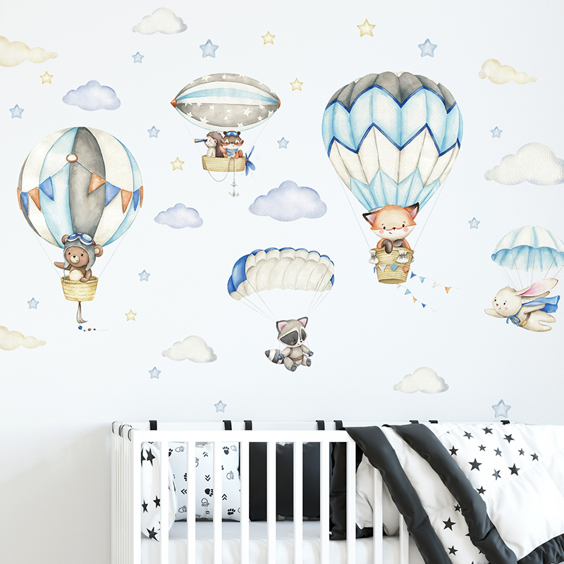 Kids Education Quotes - Adesivos de parede com balão de