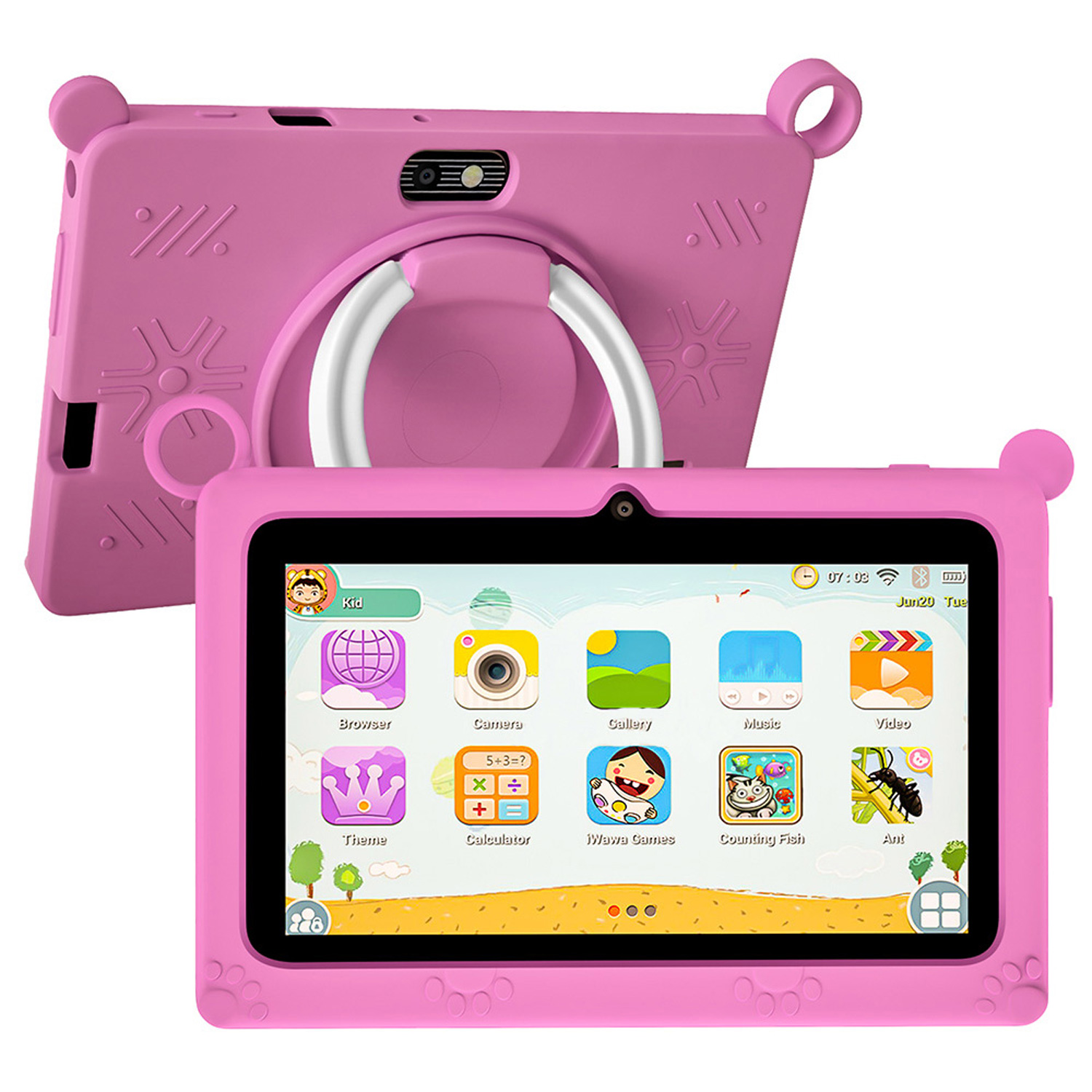 Kids Educational Games Learn English - Tablet Infantil BDF Novo de 7