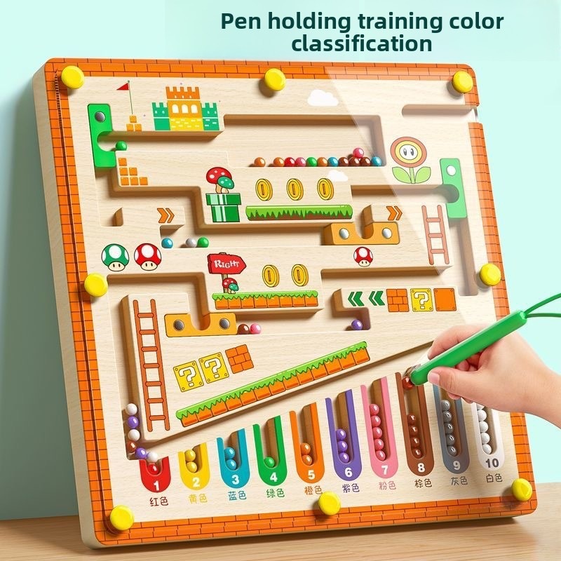 Human Body Puzzle - Cor magnética e número labirinto aprendizagem