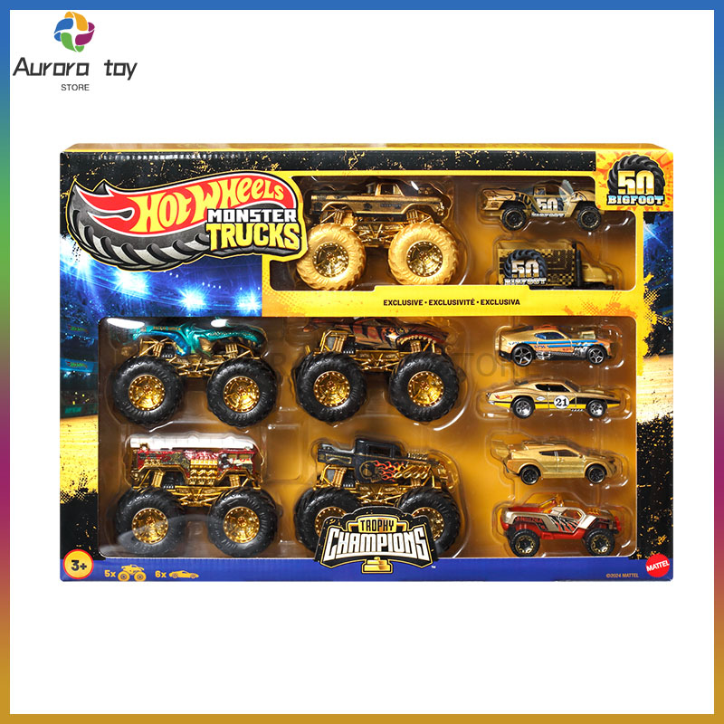 Hot Wheels Car Monster Trucks - Novos rodas quentes monster truck destruição