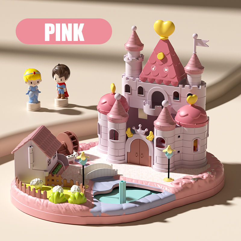 Kids Education Room - Conjunto de Casa de Brinquedo Castelo