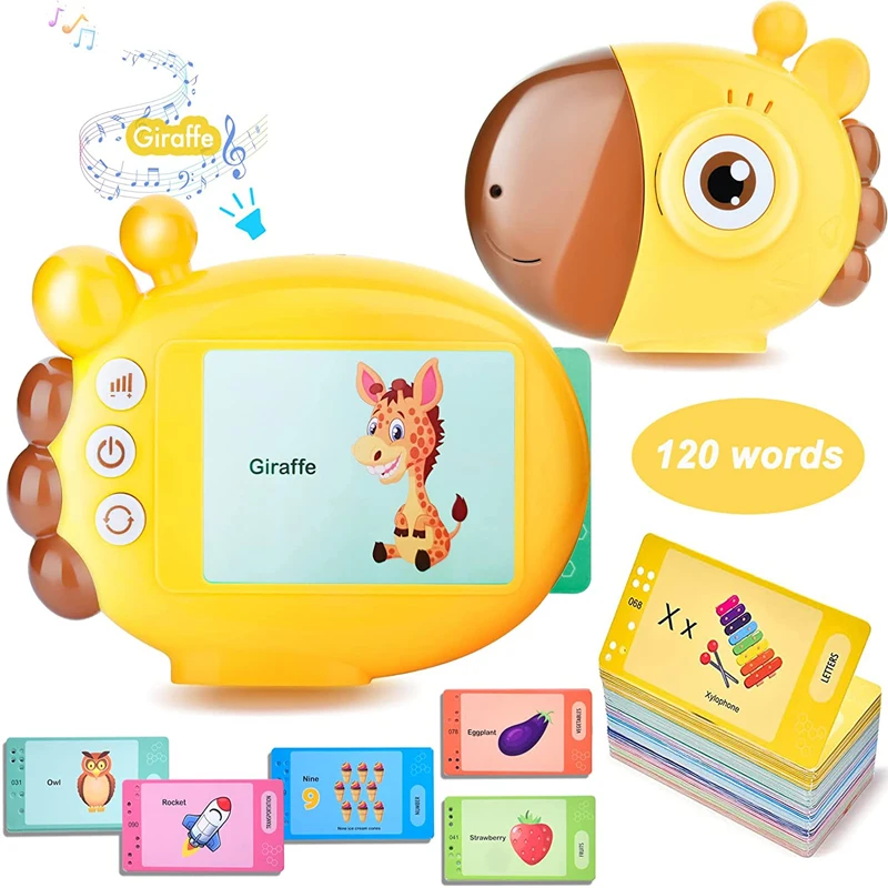 Girafa leitor de cartão flash  - Kids Educational Reader avaliação e preço