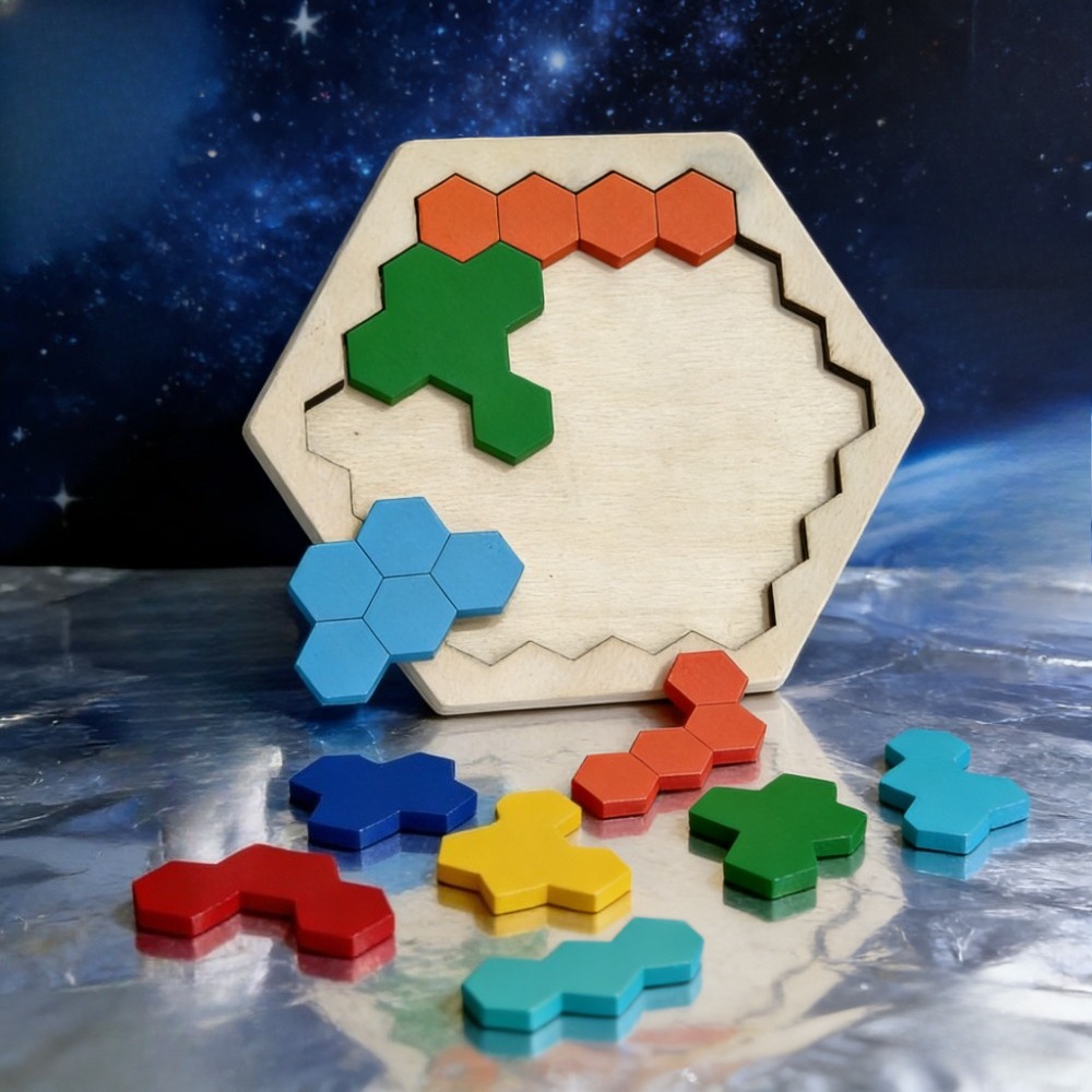 Quebra-Cabeça Hexagonal de Mad - Kids Educational Game 3 avaliação e preço