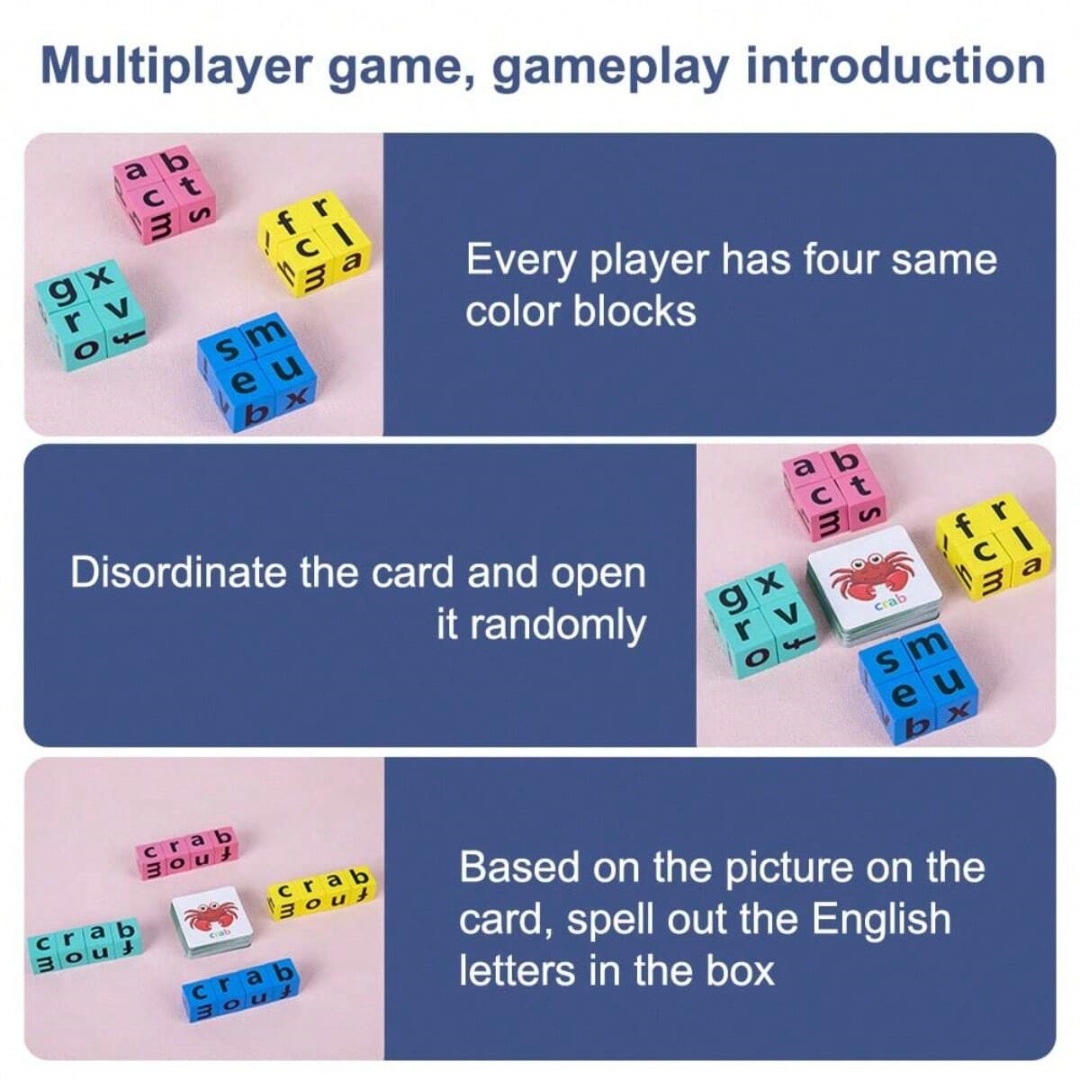 Jogo de Tabuleiro de Soletrar  - English Kids Education avaliação e preço