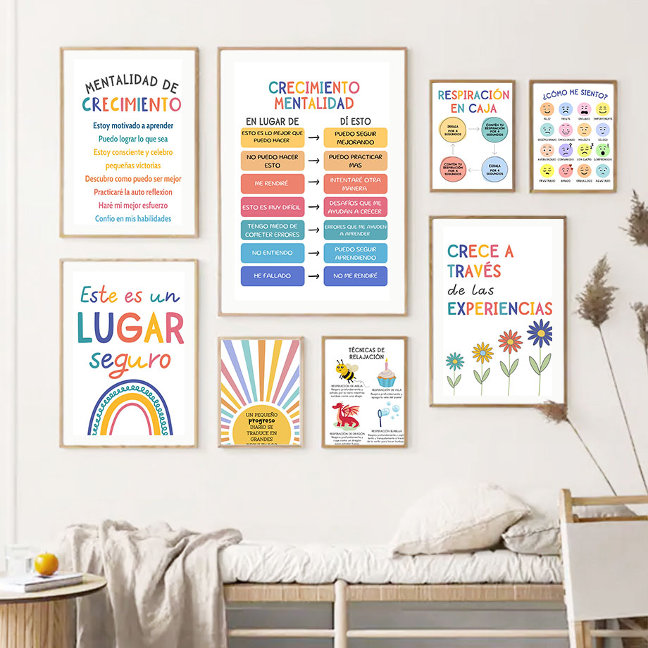 Educação espanhola lema arco-í - Kids Education Yes avaliação e preço