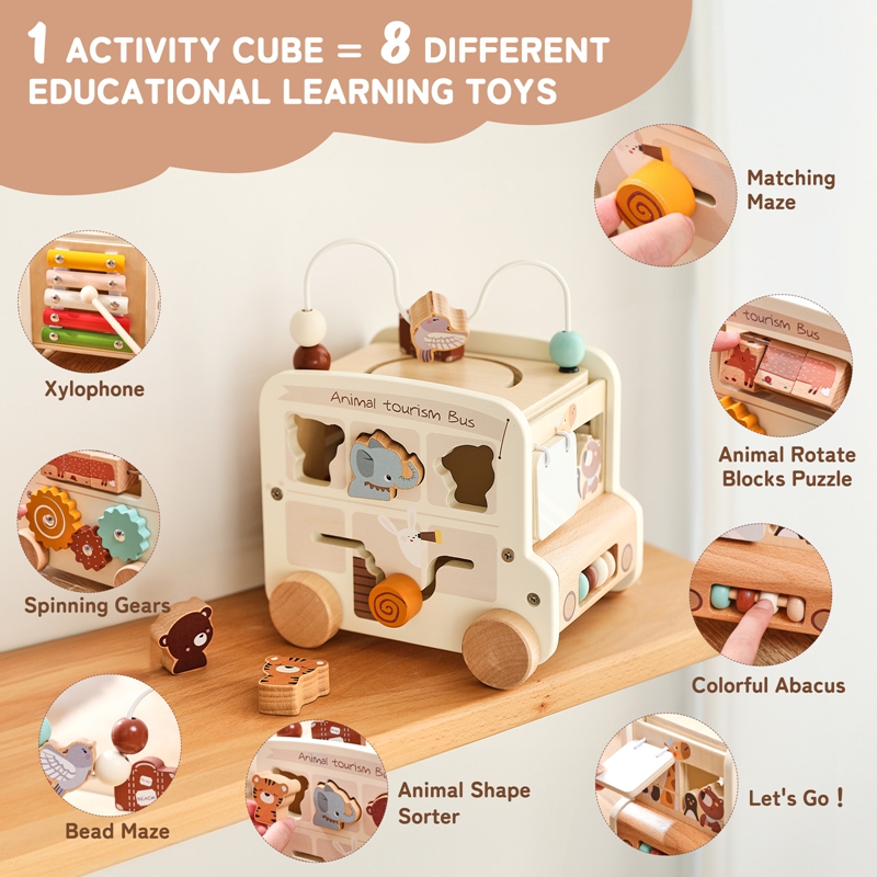 Brinquedos de Madeira Montesso - Kids Educational Box avaliação e preço