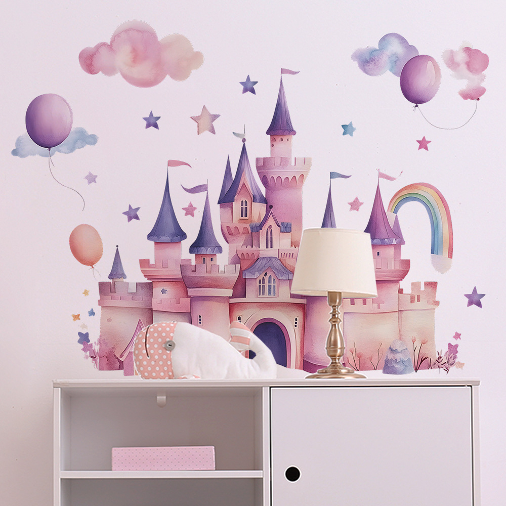 Adesivos de parede de castelo  - Kids Education Quotes avaliação e preço