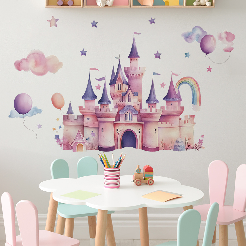 Adesivos de parede de castelo  - Kids Education Quotes avaliação e preço