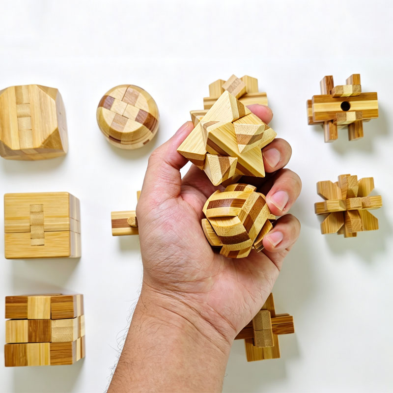 NOVO Quebra-Cabeça Lu Ban Lock - Kids Education Yes avaliação e preço