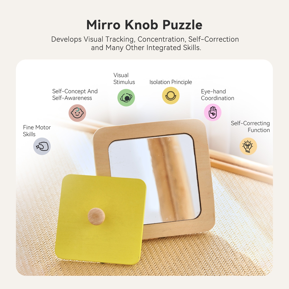 Quebra-Cabeça de Espelho de Ma - Kids Educational Box avaliação e preço