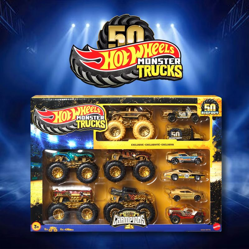 Hot Wheels Monster Truck Conju - Hot Wheels Car Monster Trucks avaliação e preço