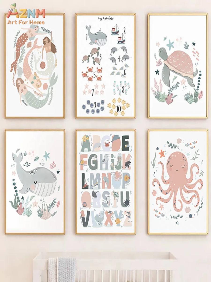 AZNM Quadro Decorativo de Pare - Kids Education Room avaliação e preço
