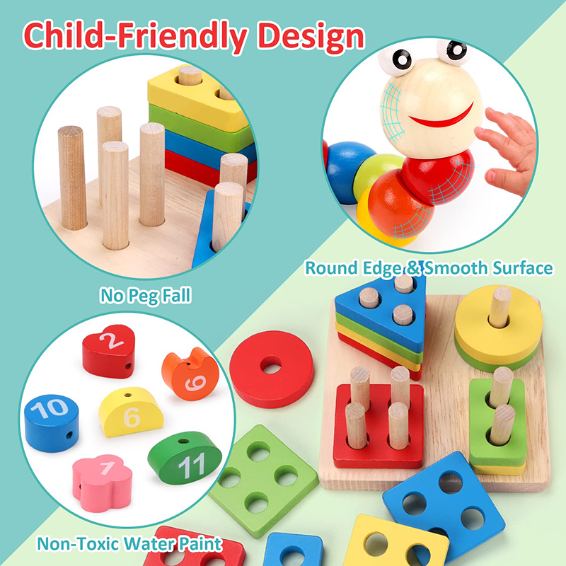 5-6 pçs/set montessori brinque - Kids Educational Game 3 avaliação e preço