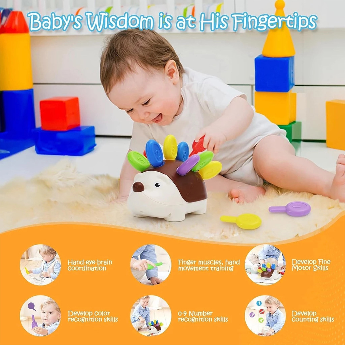 Brinquedos Sensoriais Ouriço:  - Human Body Puzzle avaliação e preço