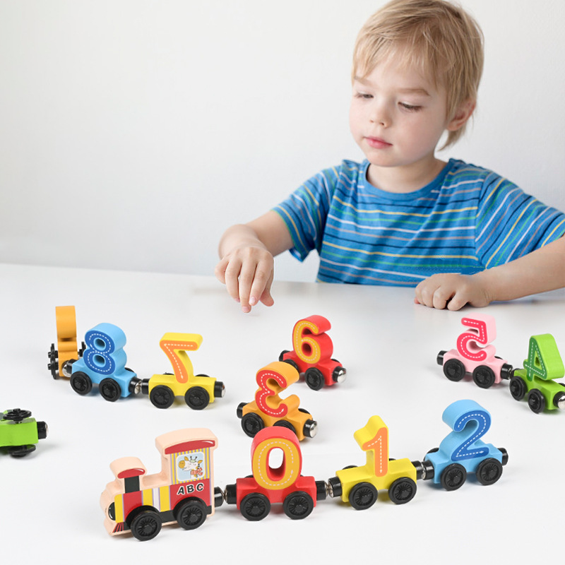 Montessori trem de madeira bri - Kids Educational Box avaliação e preço