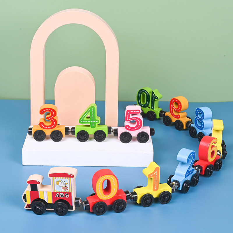 Montessori trem de madeira bri - Kids Educational Box avaliação e preço